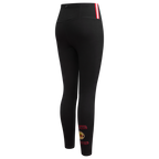 NHL CHICAGO BLACKHAWKS RETRO CLASSIC LEGGING EN JERSEY POUR FEMME (NOIR)