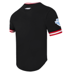 NHL CALGARY FLAMES CLASSIC CHENILLE MEN'S DK TEE (BLACK/RED)