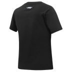 NHL CALGARY FLAMES CLASSIC T-SHIRT À MANCHES COURTES ET À COUPE AJUSTÉE POUR FEMME (NOIR)