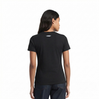 NHL CALGARY FLAMES CLASSIC T-SHIRT À MANCHES COURTES ET À COUPE AJUSTÉE POUR FEMME (NOIR)