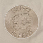 NHL CALGARY FLAMES NEUTRAL MEN'S  CJ DROP SHOULDER TEE (TAUPE)