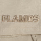 NHL CALGARY FLAMES NEUTRAL MEN'S  CJ DROP SHOULDER TEE (TAUPE)