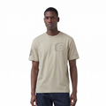 NHL CALGARY FLAMES NEUTRAL MEN'S  CJ DROP SHOULDER TEE (TAUPE)