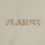 NHL CALGARY FLAMES NEUTRAL MEN'S  DROP SHOULDER FLC PO HOODIE (TAUPE)