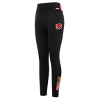 NHL CALGARY FLAMES CLASSIC LEGGING EN JERSEY POUR FEMME (NOIR)