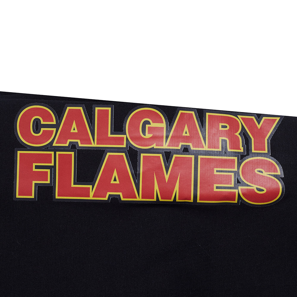 NHL CALGARY FLAMES CLASSIC LEGGING EN JERSEY POUR FEMME (NOIR)