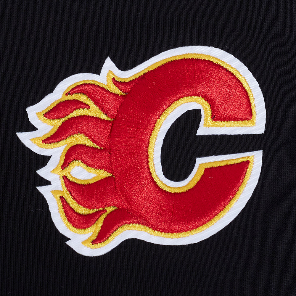 NHL CALGARY FLAMES CLASSIC LEGGING EN JERSEY POUR FEMME (NOIR)