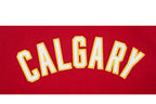 NHL CALGARY FLAMES CLASSIC WOMEN'S VARSITY JACKET (RED/WHITE)