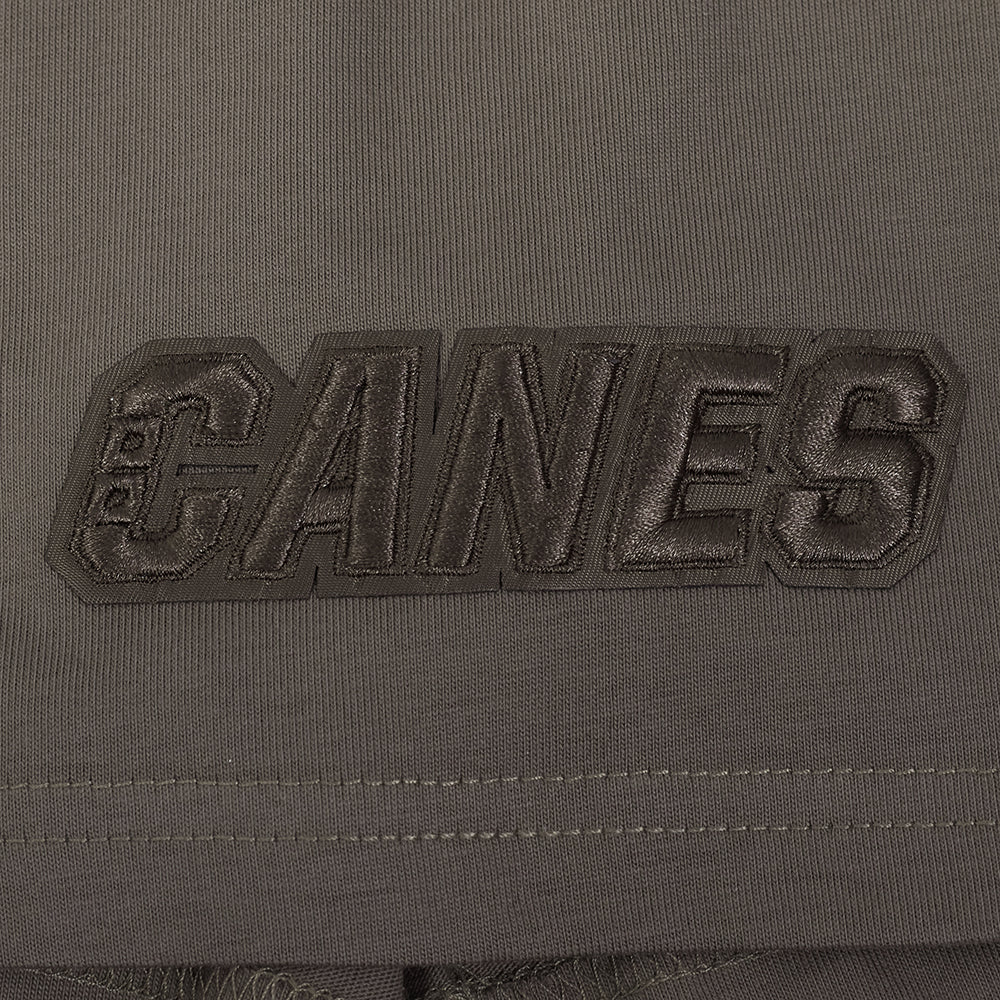 NHL CAROLINA HURRICANES NEUTRAL T-SHIRT EN JERSEY DE COTON À ÉPAULES TOMBANTES POUR HOMME (TAUPE FONCÉ)