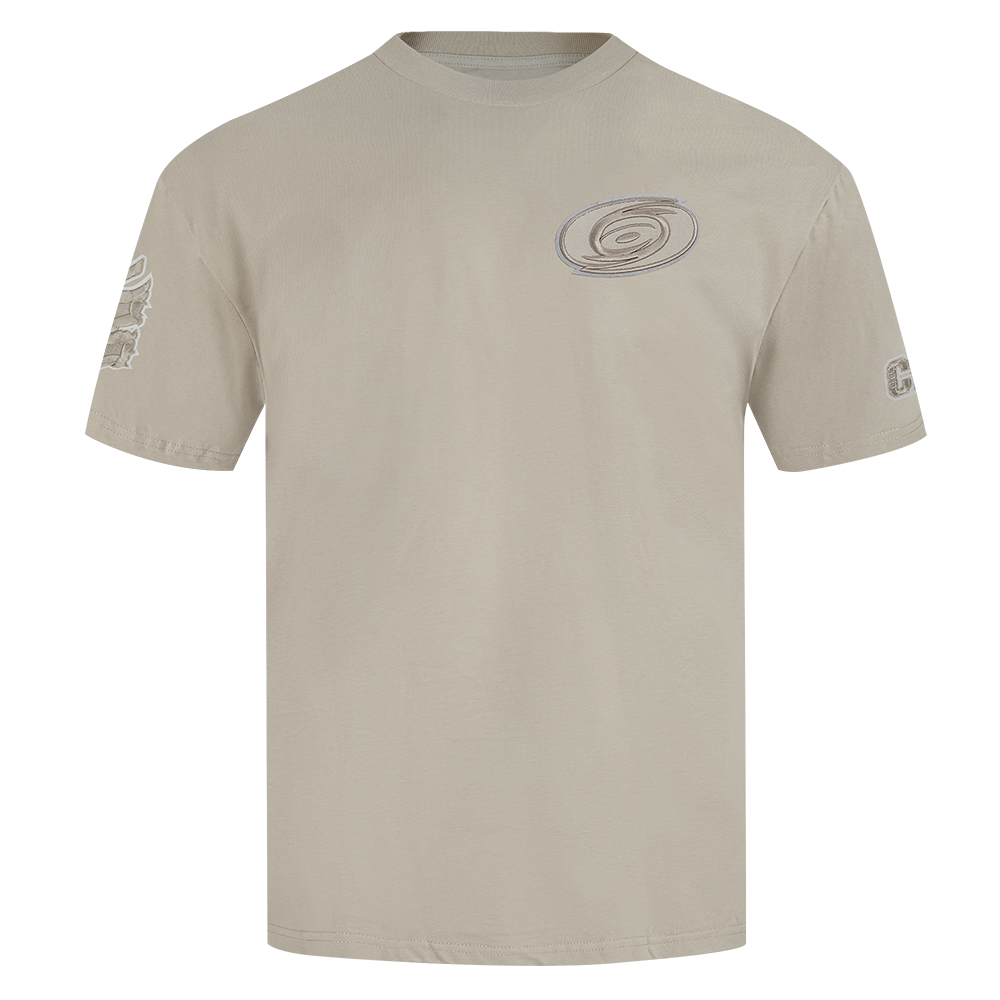 NHL CAROLINA HURRICANES NEUTRAL MEN'S  CJ DROP SHOULDER TEE (TAUPE)