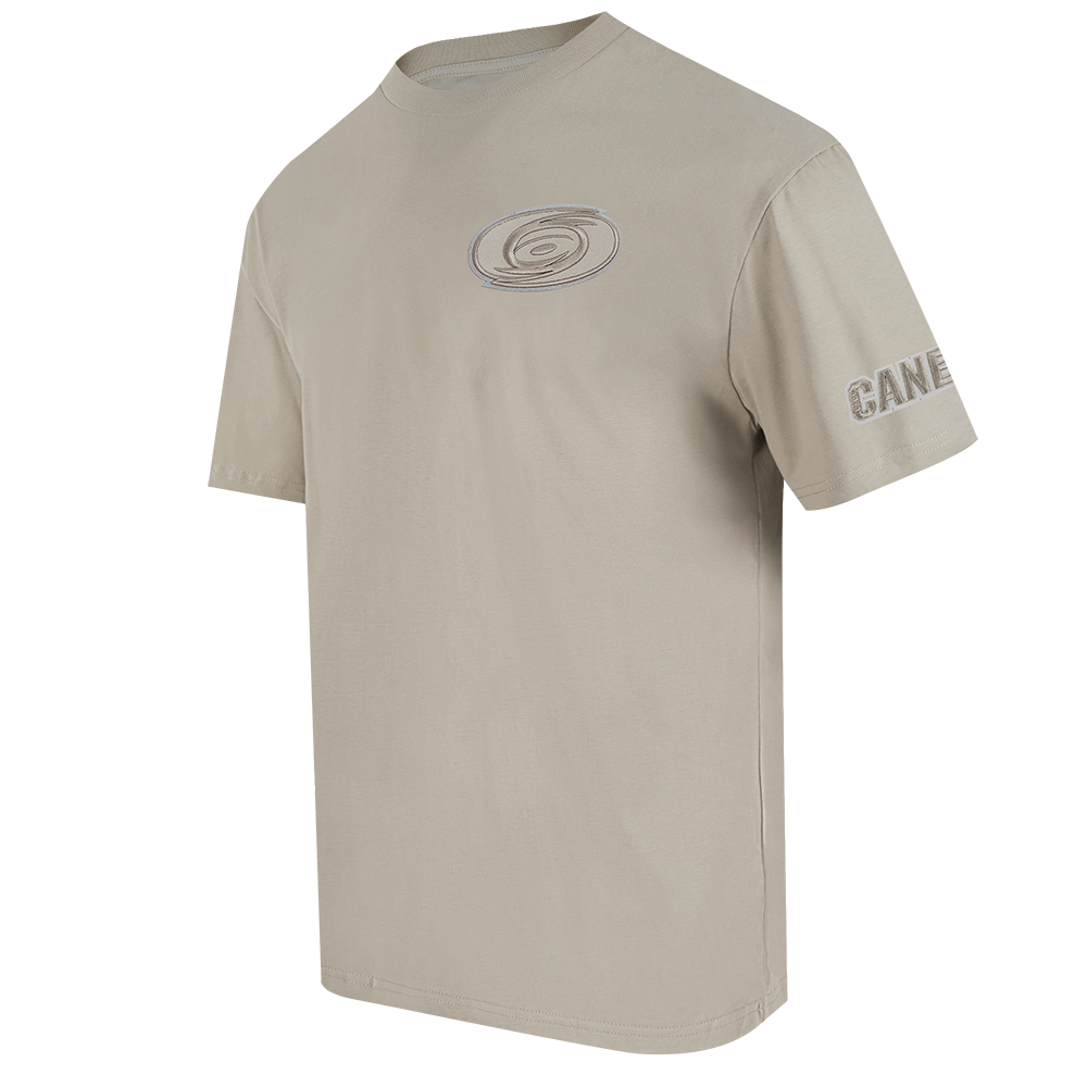 NHL CAROLINA HURRICANES NEUTRAL MEN'S  CJ DROP SHOULDER TEE (TAUPE)