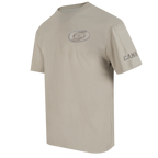 NHL CAROLINA HURRICANES NEUTRAL MEN'S  CJ DROP SHOULDER TEE (TAUPE)