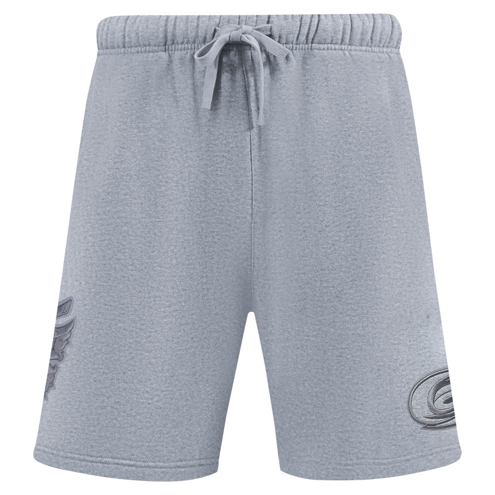 NHL CAROLINA HURRICANES NEUTRAL SHORT EN MOLLETON POUR HOMME POUR HOMME (GRIS CHINÉ FONCÉ)