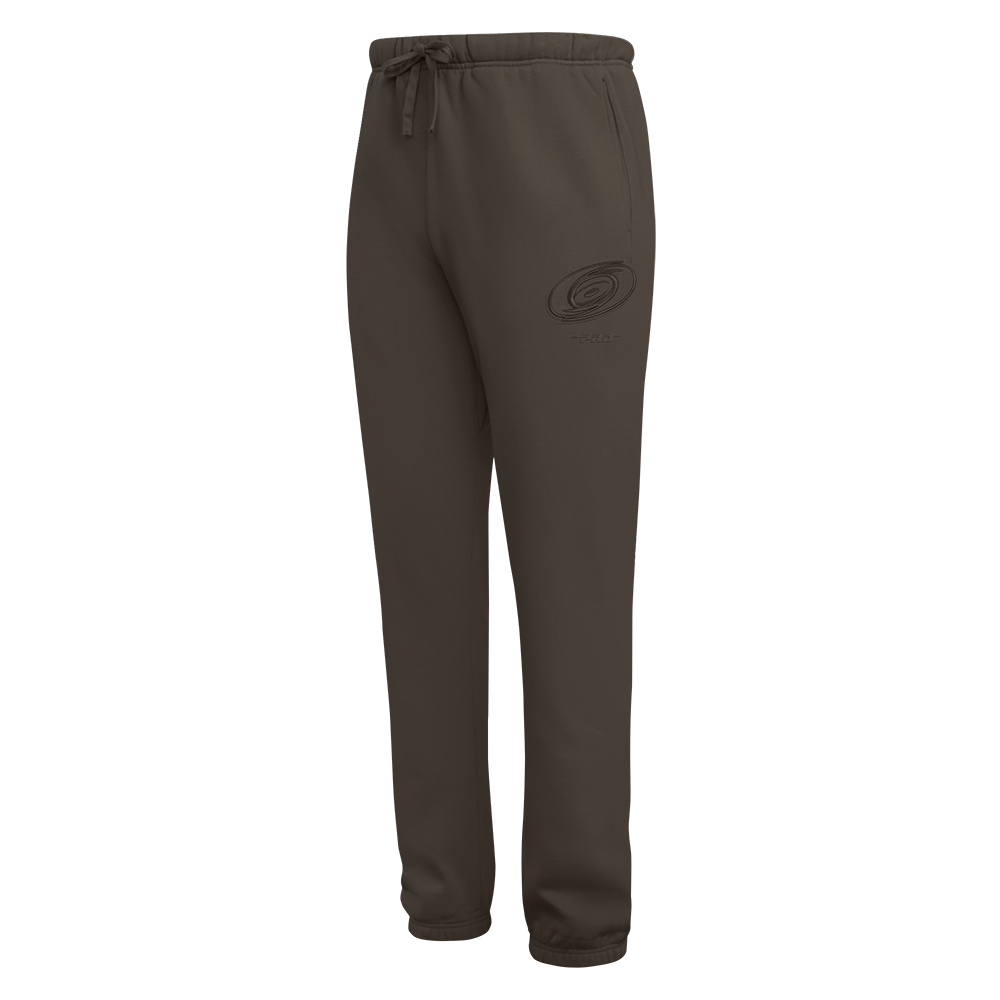 NHL CAROLINA HURRICANES NEUTRAL PANTALON OUATÉ EN MOLLETON POUR HOMME (TAUPE FONCÉ)