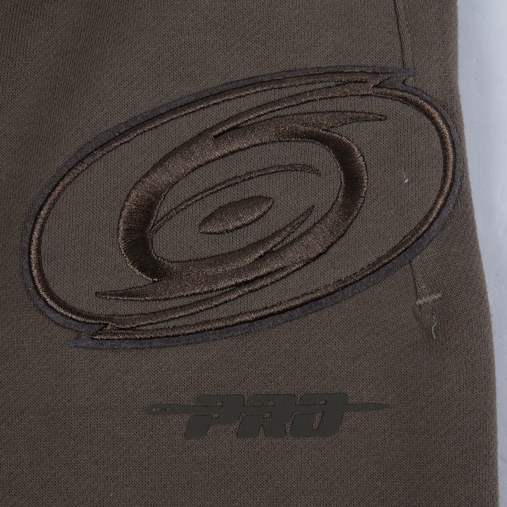 NHL CAROLINA HURRICANES NEUTRAL PANTALON OUATÉ EN MOLLETON POUR HOMME (TAUPE FONCÉ)