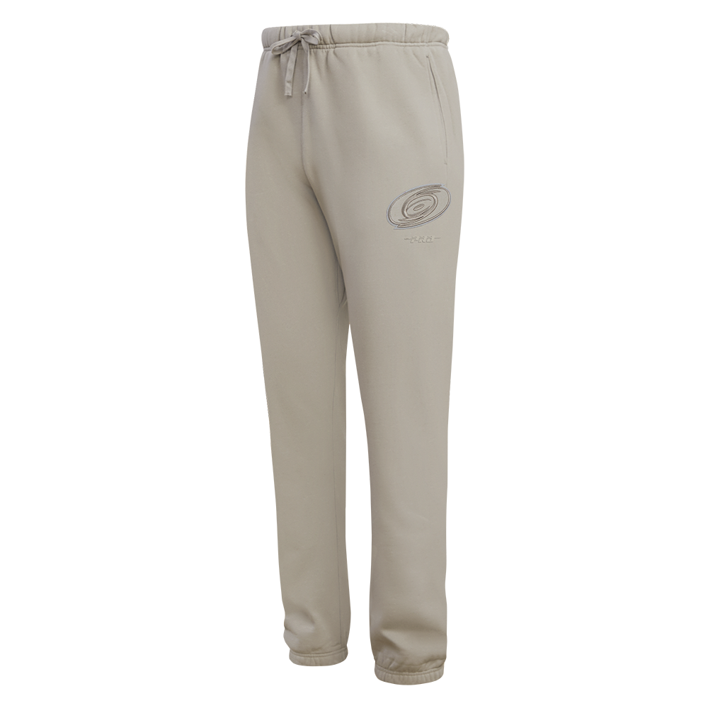 NHL CAROLINA HURRICANES NEUTRAL MEN'S  FLC SWEATPANT (TAUPE)