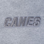 NHL CAROLINA HURRICANES NEUTRAL MEN'S DROP SHOULDER FLC PO HOODIE (DARK HEATHER GRAY)
