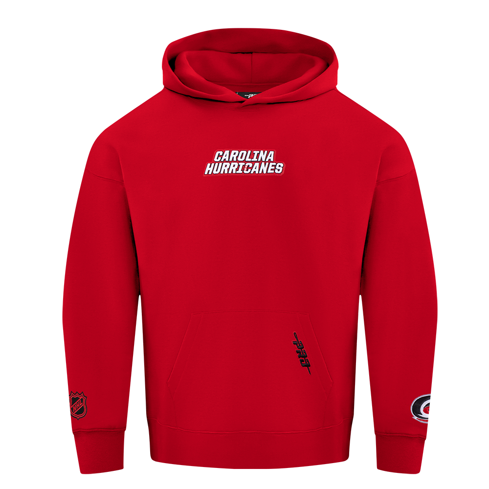 NHL CAROLINA HURRICANES WINGSPAN CHANDAIL À CAPUCHON POUR HOMME (ROUGE)