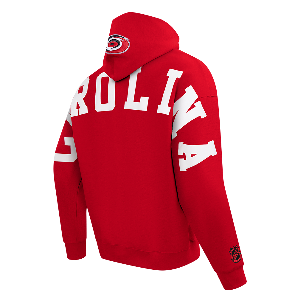 NHL CAROLINA HURRICANES WINGSPAN CHANDAIL À CAPUCHON POUR HOMME (ROUGE)