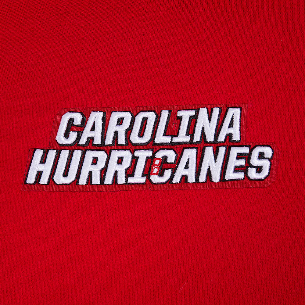 NHL CAROLINA HURRICANES WINGSPAN CHANDAIL À CAPUCHON POUR HOMME (ROUGE)