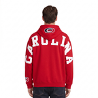 NHL CAROLINA HURRICANES WINGSPAN CHANDAIL À CAPUCHON POUR HOMME (ROUGE)