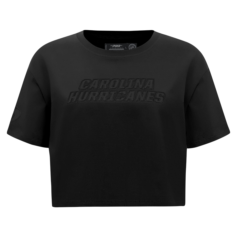 NHL CAROLINA HURRICANES NEUTRAL T-SHIRT À COUPE CARRÉE POUR FEMME (NOIR)