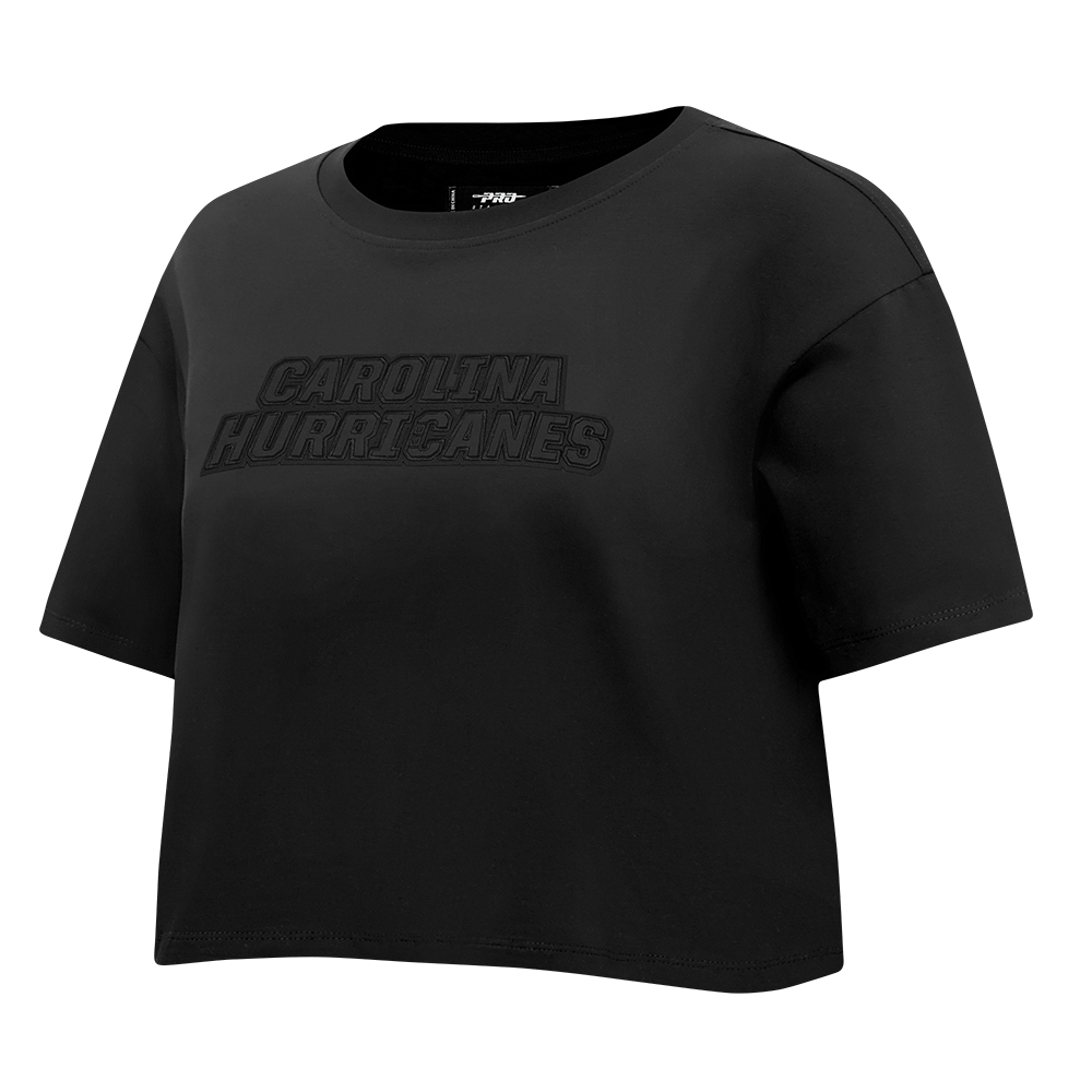 NHL CAROLINA HURRICANES NEUTRAL T-SHIRT À COUPE CARRÉE POUR FEMME (NOIR)