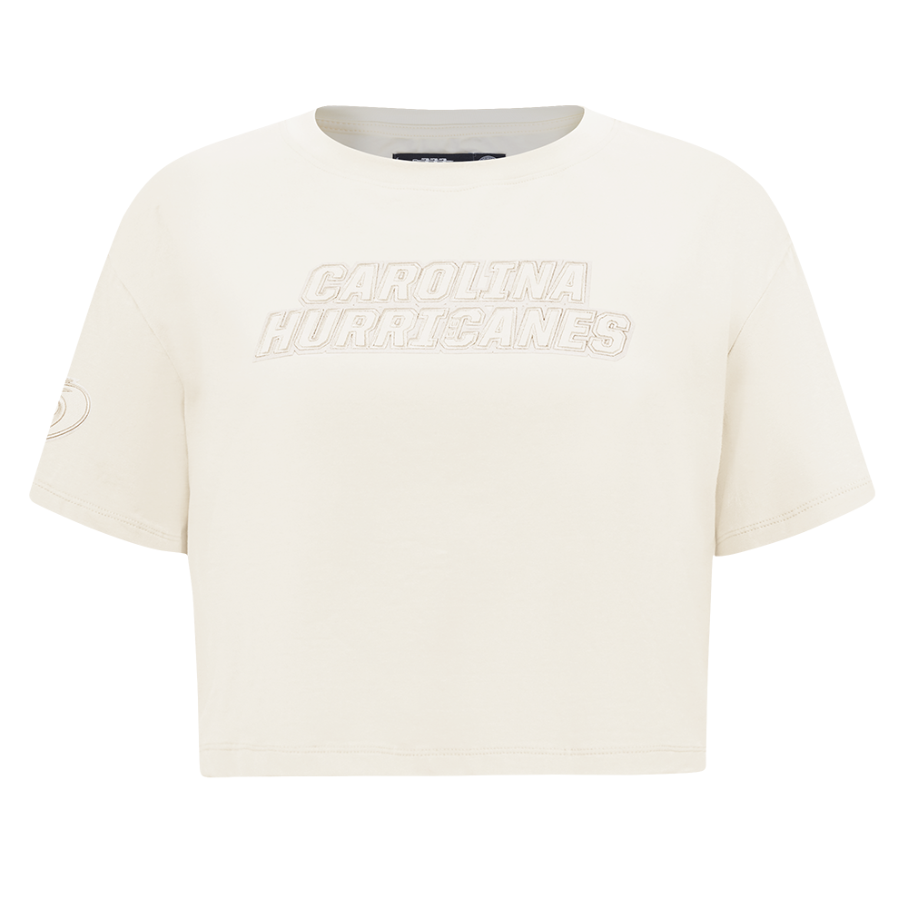 NHL CAROLINA HURRICANES NEUTRAL T-SHIRT À COUPE CARRÉE POUR FEMME (COQUILLE D'ŒUF)