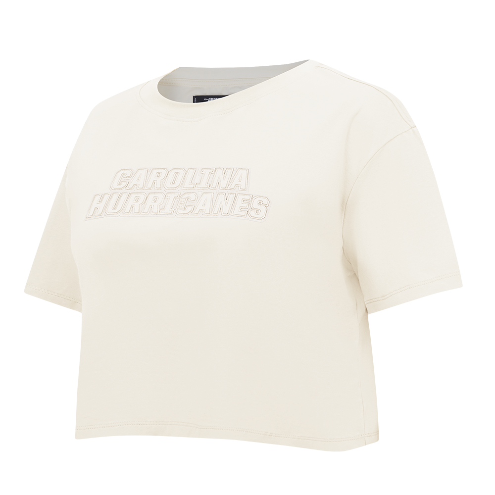 NHL CAROLINA HURRICANES NEUTRAL T-SHIRT À COUPE CARRÉE POUR FEMME (COQUILLE D'ŒUF)