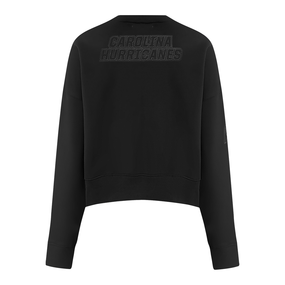 NHL CAROLINA HURRICANES NEUTRAL WOMEN'S CREWNECK (BLACK)