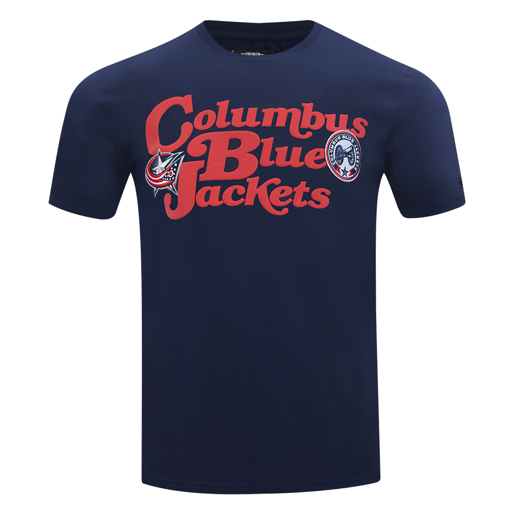 NHL COLUMBUS BLUE JACKETS SOUVENIR MEN'S SJ TEE (MIDNIGHT NAVY)