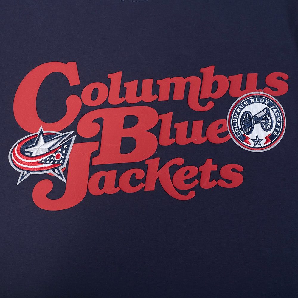NHL COLUMBUS BLUE JACKETS SOUVENIR MEN'S SJ TEE (MIDNIGHT NAVY)