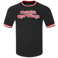 NHL DETROIT RED WINGS CLASSIC CHENILLE MEN'S DK TEE (BLACK/RED)
