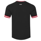 NHL DETROIT RED WINGS CLASSIC CHENILLE MEN'S DK TEE (BLACK/RED)