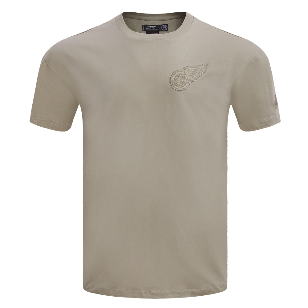 NHL DETROIT RED WINGS NEUTRAL MEN'S  CJ DROP SHOULDER TEE (TAUPE)