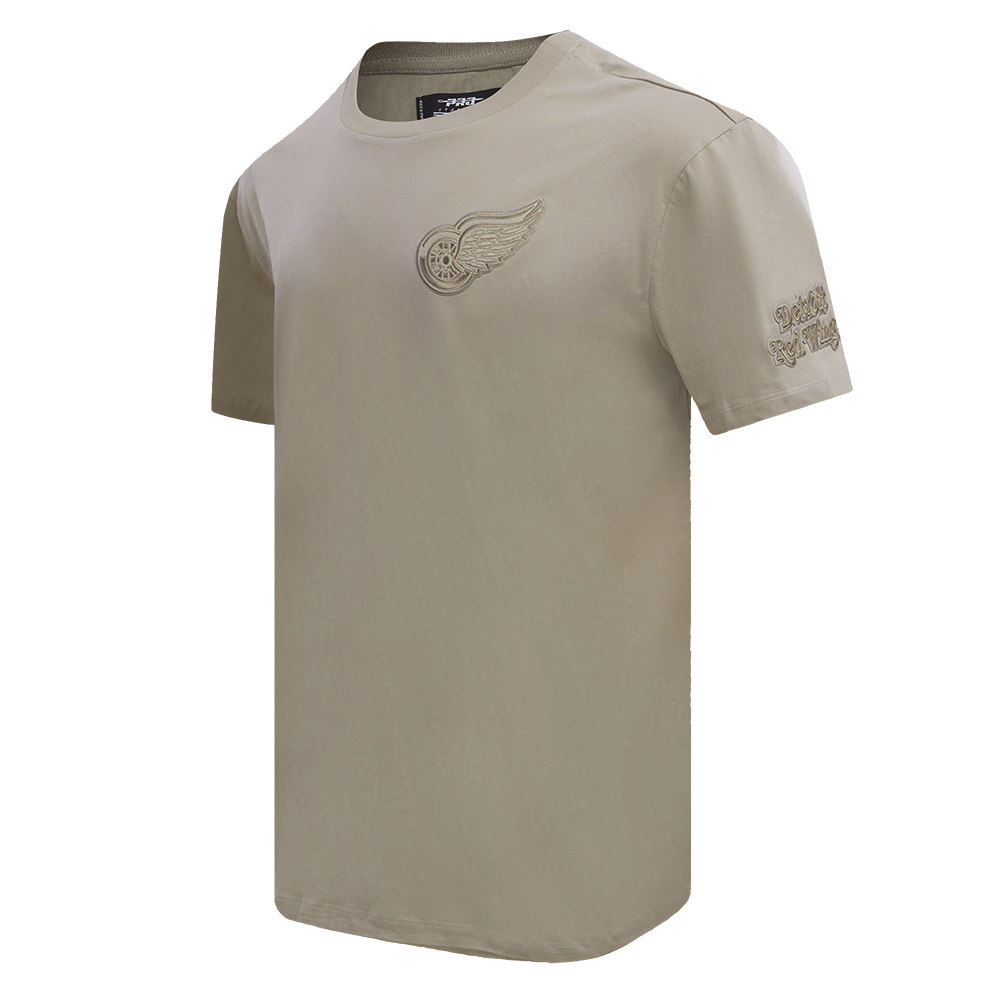 NHL DETROIT RED WINGS NEUTRAL MEN'S  CJ DROP SHOULDER TEE (TAUPE)