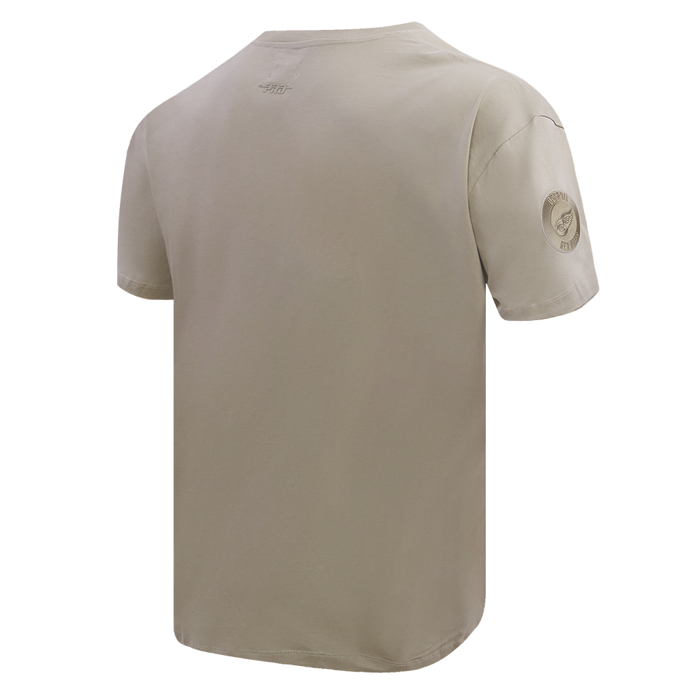 NHL DETROIT RED WINGS NEUTRAL MEN'S  CJ DROP SHOULDER TEE (TAUPE)