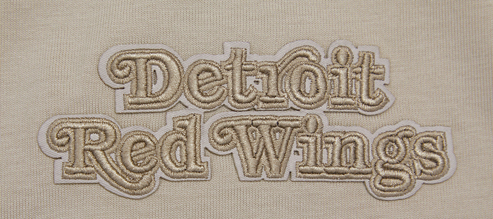 NHL DETROIT RED WINGS NEUTRAL MEN'S  CJ DROP SHOULDER TEE (TAUPE)