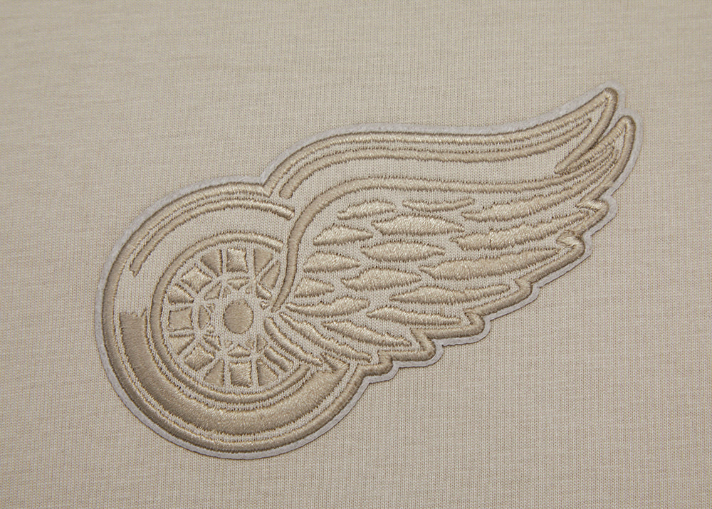 NHL DETROIT RED WINGS NEUTRAL MEN'S  CJ DROP SHOULDER TEE (TAUPE)