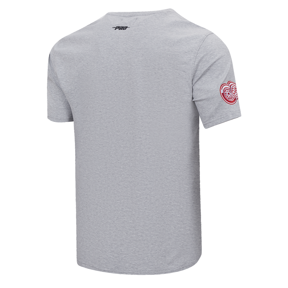 NHL DETROIT RED WINGS SCRIPT TAIL MEN'S SJ TEE (HEATHER GREY)