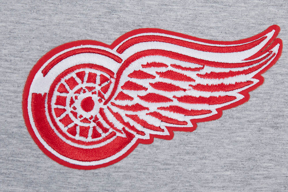 NHL DETROIT RED WINGS SCRIPT TAIL MEN'S SJ TEE (HEATHER GREY)