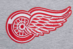 NHL DETROIT RED WINGS SCRIPT TAIL MEN'S SJ TEE (HEATHER GREY)
