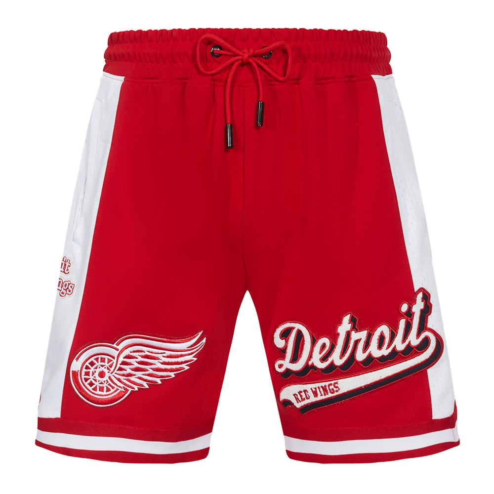 NHL DETROIT RED WINGS SCRIPT TAIL MEN'S DK 2.0 SHORT (RED)