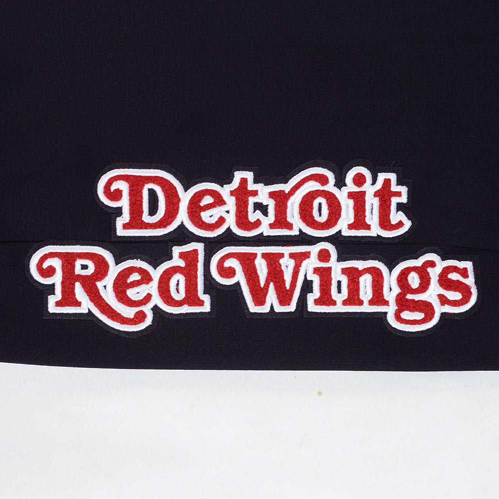 NHL DETROIT RED WINGS CLASSIC CHENILLE MEN'S DK JOGGER (BLACK)