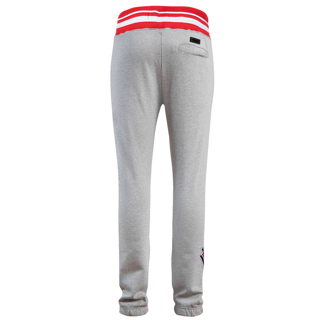 NHL DETROIT RED WINGS SCRIPT TAIL MEN'S RIB FLC SWEATPANT (HEATHER GRAY/RED)