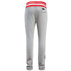 NHL DETROIT RED WINGS SCRIPT TAIL MEN'S RIB FLC SWEATPANT (HEATHER GRAY/RED)