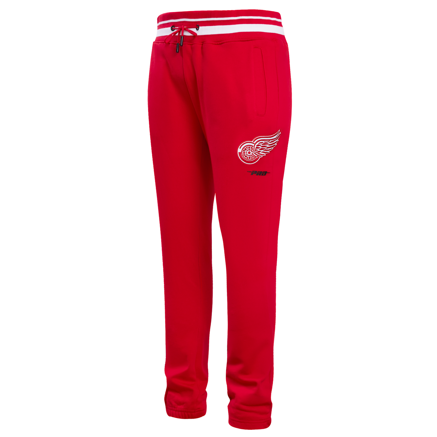 NHL DETROIT RED WINGS SCRIPT TAIL MEN'S RIB FLC SWEATPANT (RED)