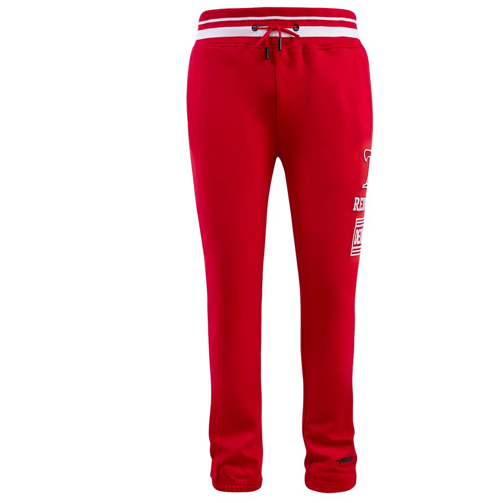 NHL DETROIT RED WINGS RETRO CLASSIC MEN'S FLC SWEATPANT (RED)