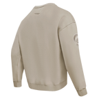 NHL DETROIT RED WINGS NEUTRAL MEN'S DROP SHOULDER FLC CREWNECK (TAUPE)