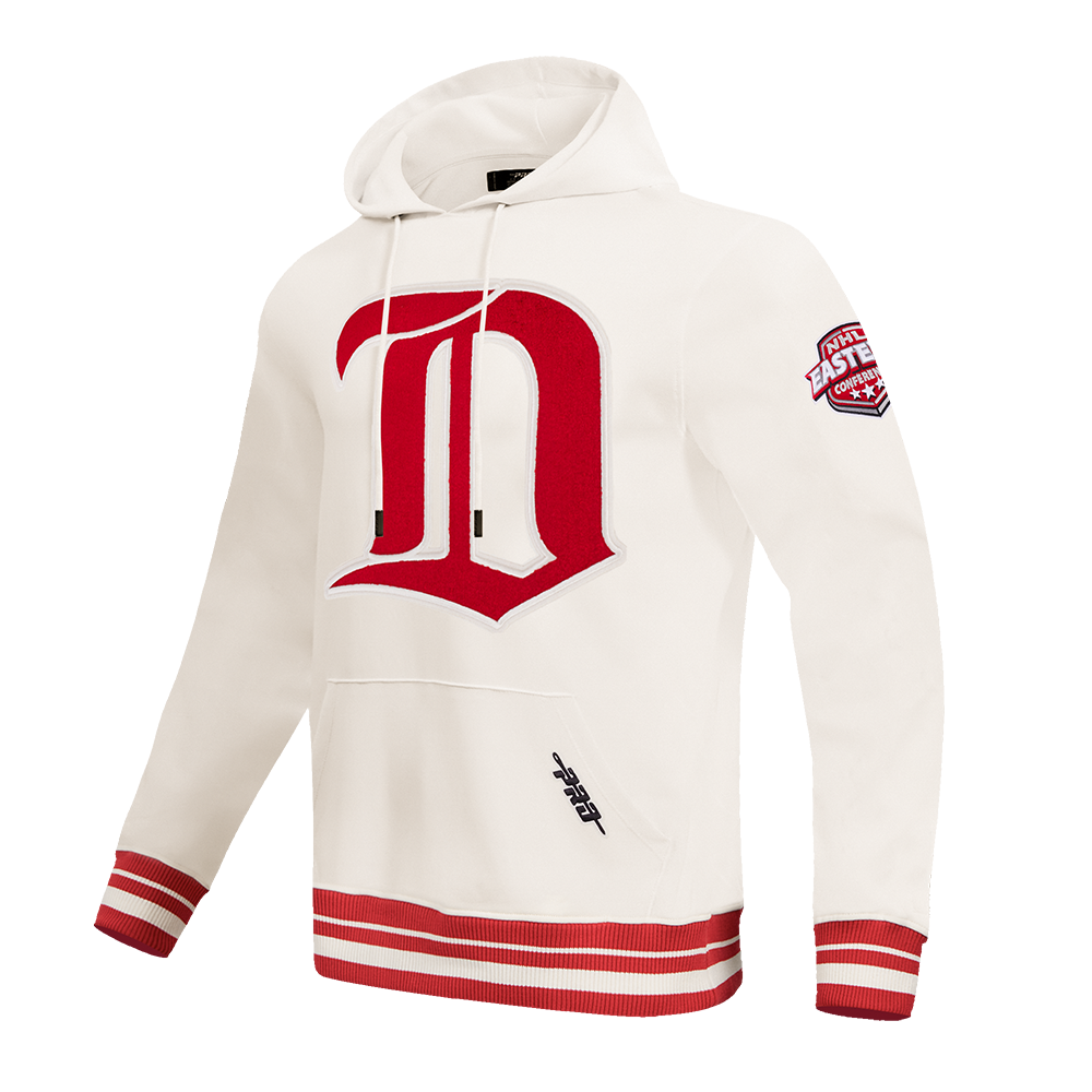 NHL DETROIT RED WINGS RETRO CLASSICS MEN'S SWEATSHIRT (EGGSHELL/ RED)